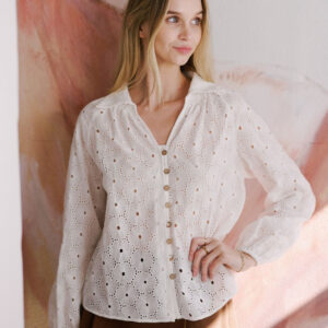 SWAN LACE BLOUSE / 01250024-2
